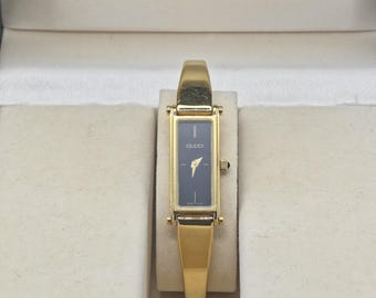 Gucci 0707/1500 15th Anniversary Gold Bangle Women's Swiss Watch Boxed | - 73