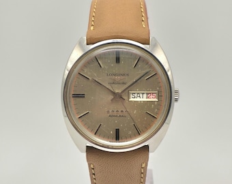 Vintage Longines Admiral automatisch herenhorloge – Swiss Made vijfsterrenserie uit de jaren 70
