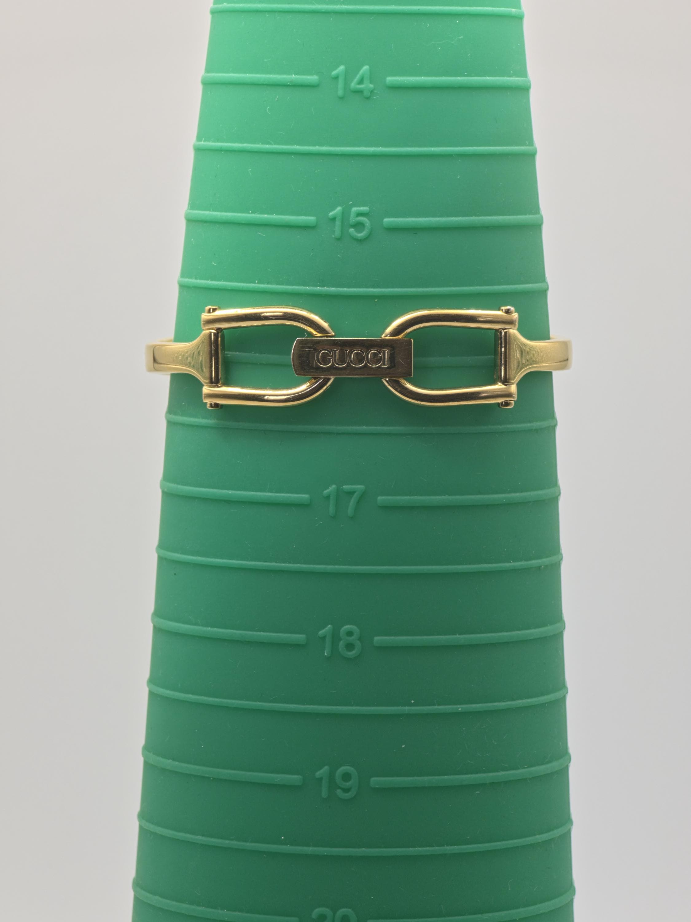 Gucci 0707/1500 15th Anniversary Gold Bangle Women's Swiss Watch