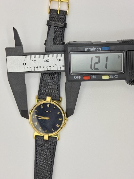 Gucci 3400 Gold Plated Quartz Watch | 1980s Swiss Made | Black