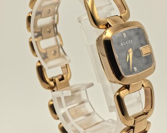 Gucci 125.5 Women Quartz Watch Vintage Copper Tone Box Only