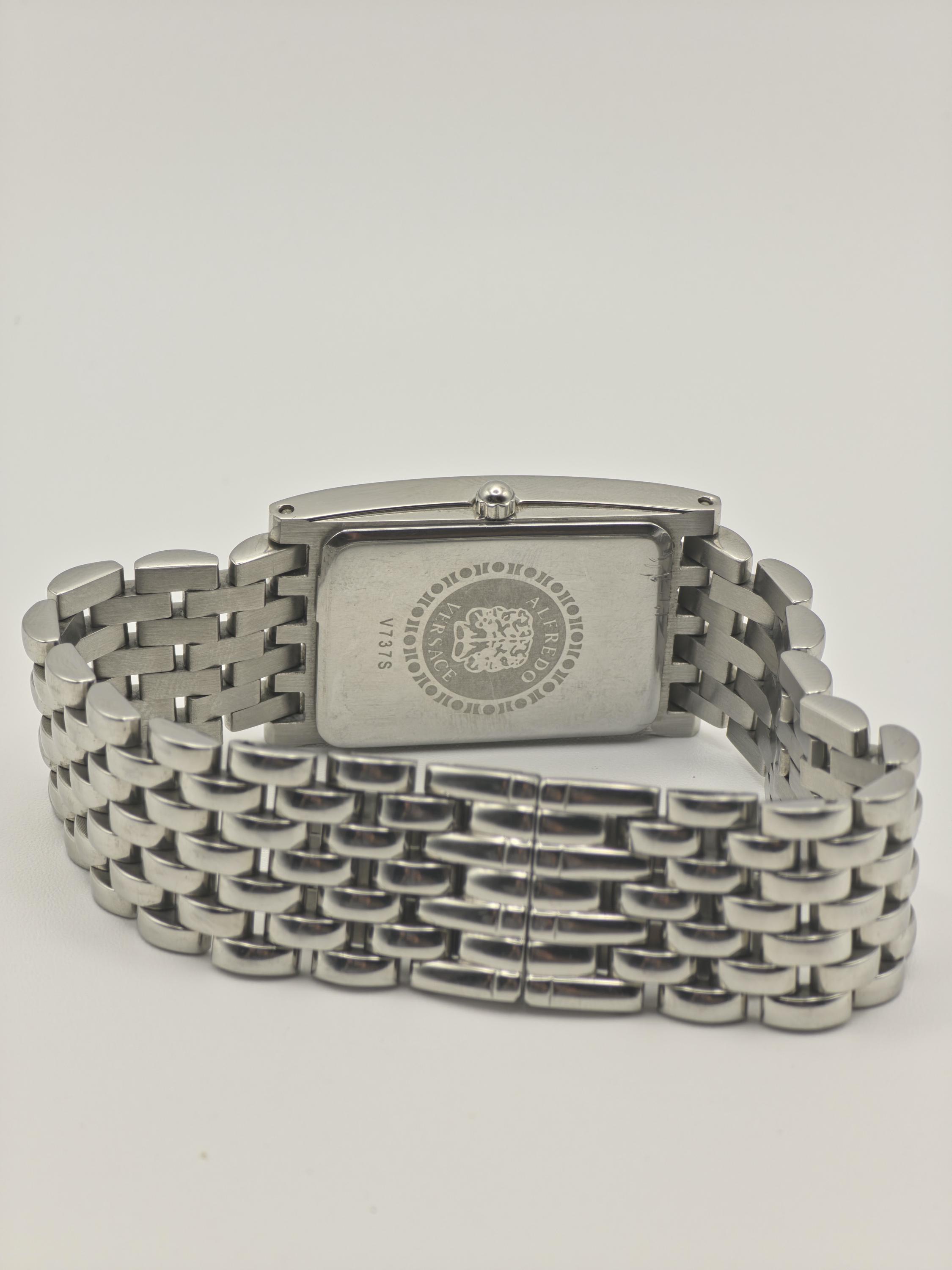 Alfredo Versace - Etsy | Rectangular Dial Black V737S Unisex 