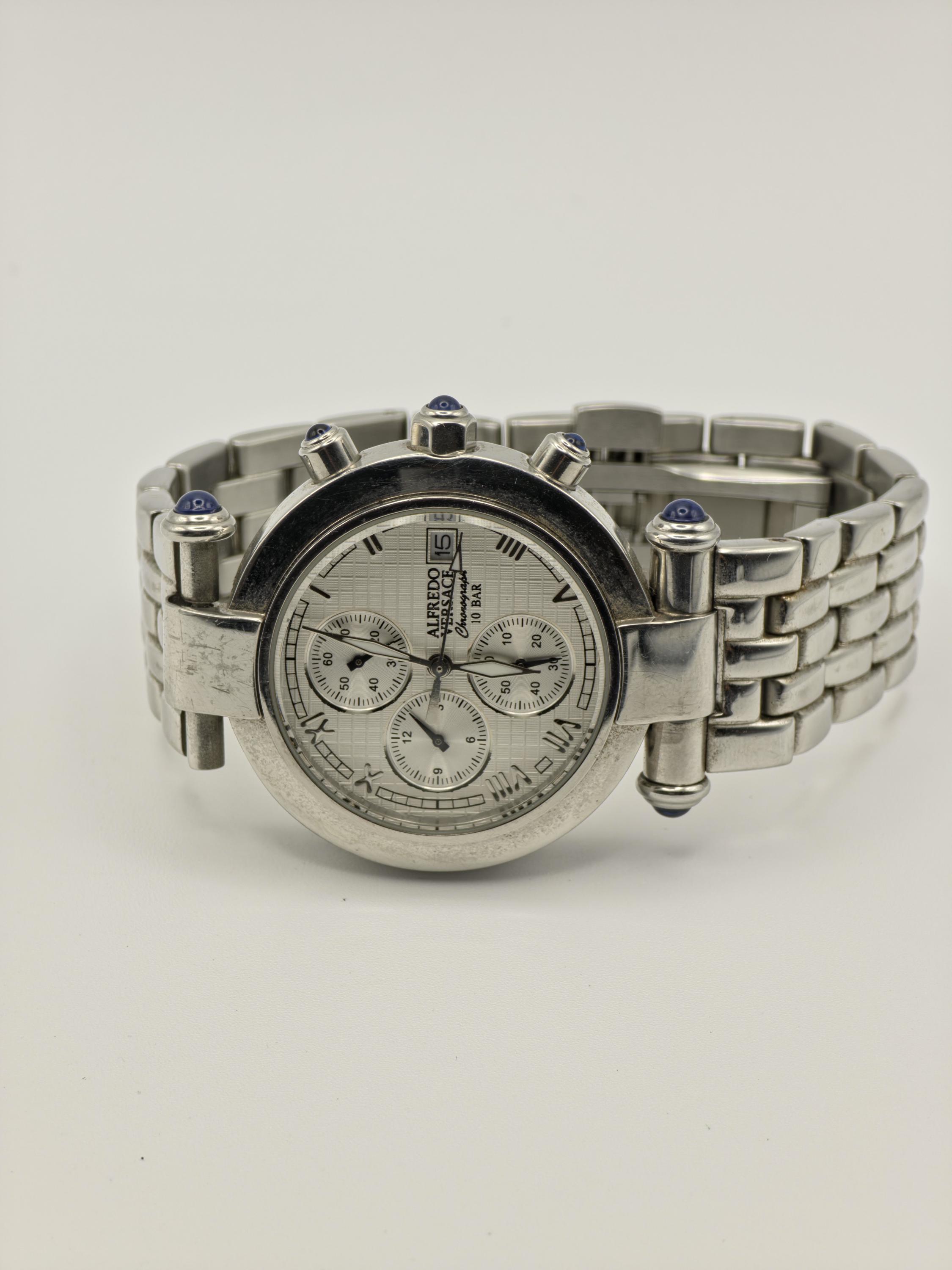 Alfredo Versace Chronograph Watch | Model V414CH | 10 BAR | Date 