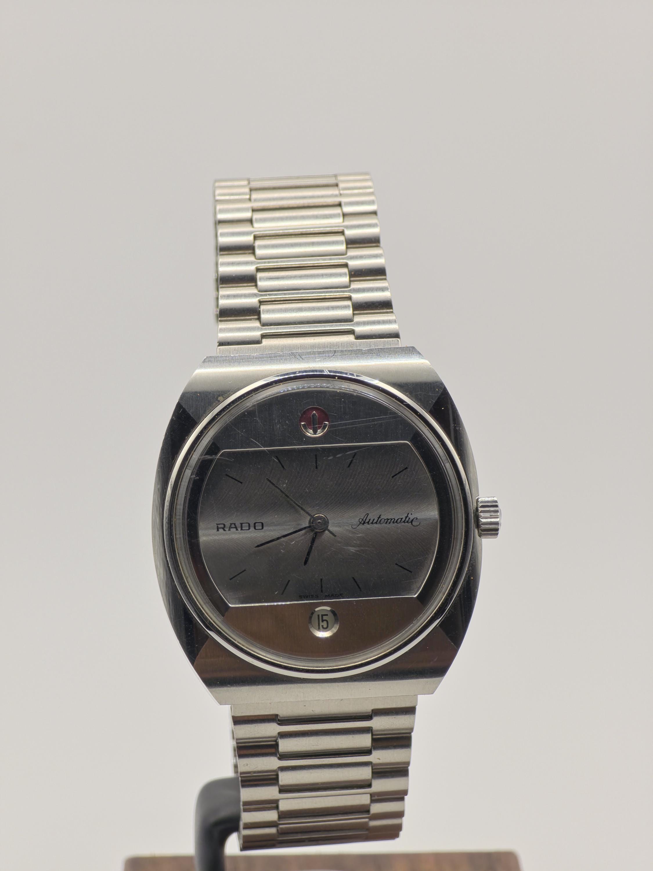 Rado Automatic Date | 1970s Swiss Made | Grey Dial | Vintage