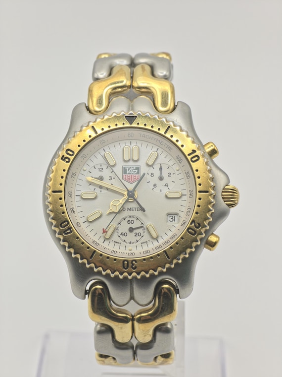 Vintage TAG Heuer Professional Chronograph Men's Watch Two Tone