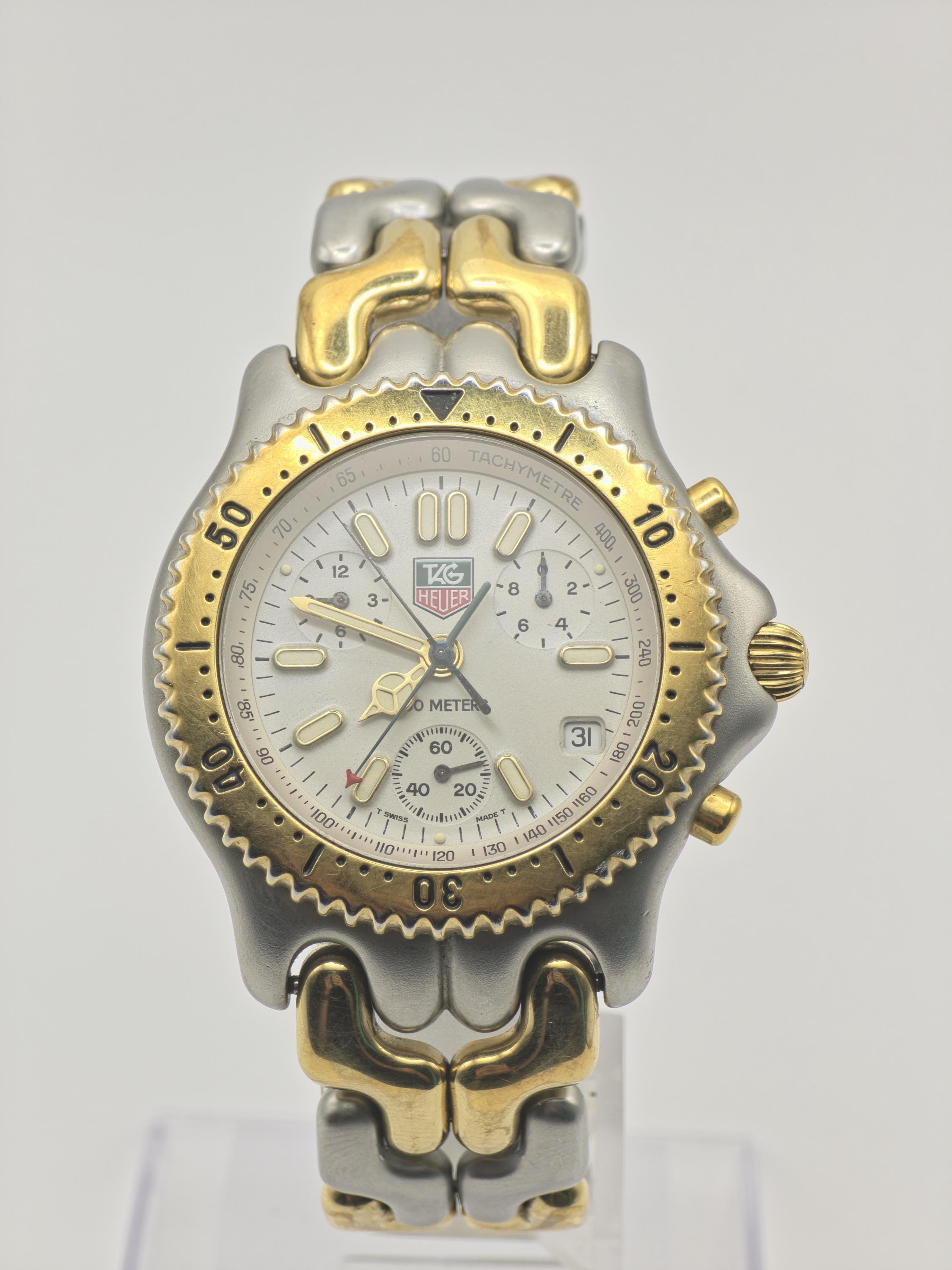 Vintage TAG Heuer Professional Chronograph Men's Watch Two Tone