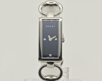 素晴らしいレディース ヴィンテージ GUCCI モデル 1900L ステンレス
