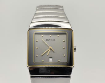 Vintage Rado Diastar Watch: High-tech Ceramic, Diamond Markers - Etsy