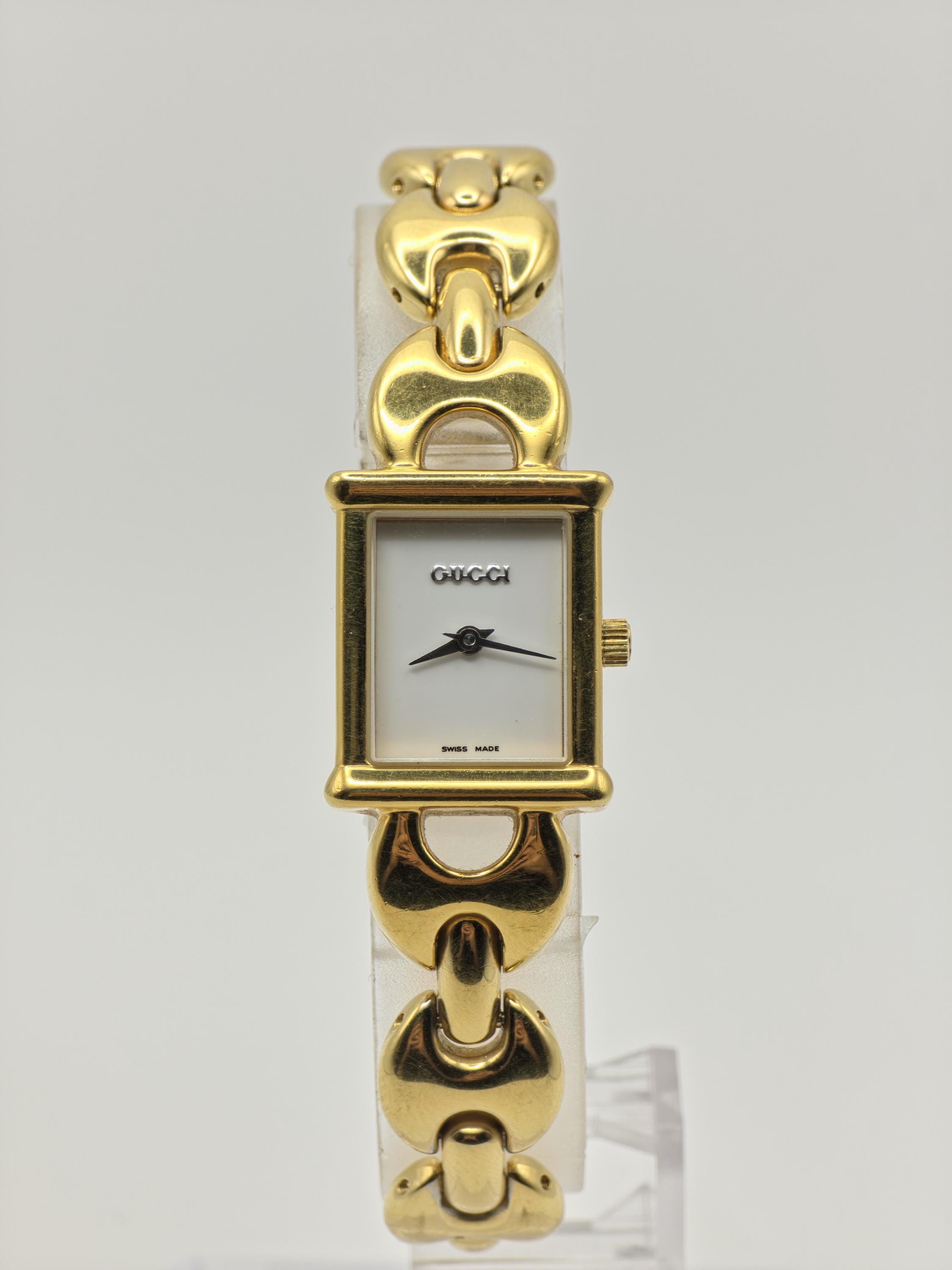 Gucci 1800L Vintage Swiss Women's Watch | Box & Warranty Card