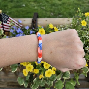 RED,WHITE,BLUE bracelet