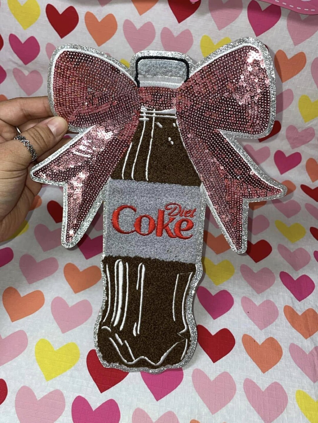 Diet Coke Bow Patch - Etsy