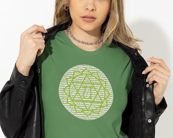 Heart Chakra Affirmations T-Shirt – Unisex Spiritual Tee