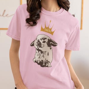 Grumpy Bunny Relaxed Fit T-Shirt, Cute Wildlife Shirt, Gift for Animal Lovers, Nature Lover Tee, Fantasy Rabbit T-Shirt, Eco-Friendly