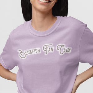Blobfish Fan Club Relaxed Fit T-Shirt, Humorous Unisex Tee for Ocean Lovers, Gift for Sea Life Enthusiasts, Cute Casual Wear, Eco-friendly