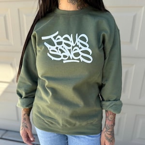 Jesus Saves Soft Crewneck Sweatshirt