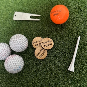 Best dad by par golf ball marker
