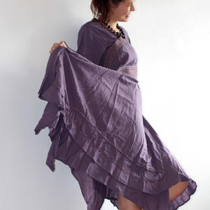 Dress/asymmetric Short Dress Full Hand Embroidery. - Etsy