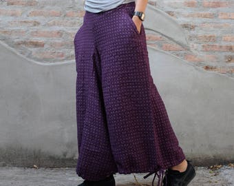 Pants..Hippie pants (1417) / harem pants  100% cotton size  M