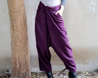 Hemp Pants/Hippie/funky... pants Hemp/cotton adjustable for size S-L(138)