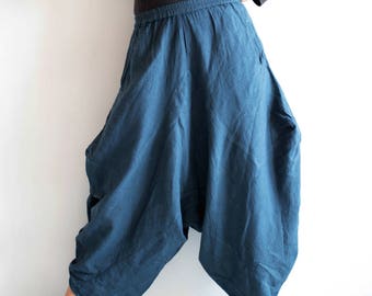 100% cotton Pant funky/Harem Pants   (M,L,XL) (1170) boho wide-legs pants