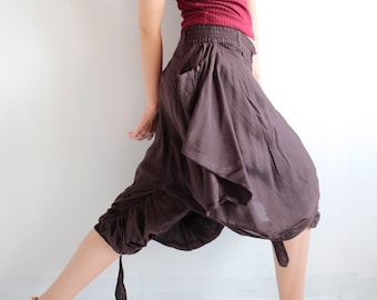 Pants/Hanna funky Skirt over pants...No.14 mix silk( GP-355)