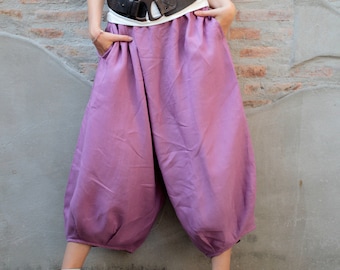 Pants/Capris length Linen  Pants 135(A) /  Harem Pants / Summer Pants