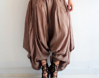 Pants..Hippie pants / funky pants / wide pants Available in size M,L (1135) soft fabric and see-through