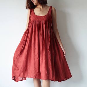 Dress/Sun dress 100%  cotton dress  (one size) (1446)