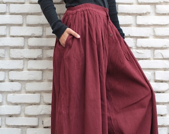 Pants/Wide leg pants, bloomer,long pants P 376   (S-M)