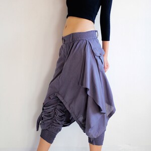 Pants... skirt over pants...No.19 mix silk GP-355 image 3