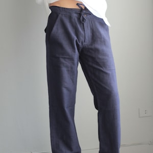 Men's 100 percent hemp pants..Size XS,S,M.L,XL  [P 1434]