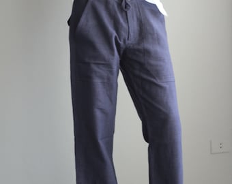 Men&#39;s 100 percent hemp pants..Size XS,S,M.L,XL  [P 1434] Casual pants Linen trousers, Mans organic pants,Read all information and requiremen