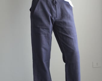 Men's 100 percent hemp pants..Size XS,S,M.L,XL  [P 1434]