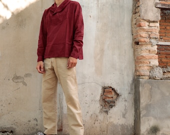 100% hemp pants Men&#39;s  1434  Casual pants Linen trousers, Mans organic pants, Read all information and requirements berfore order.
