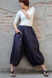 Pants/Capris length Linen  Pants 135(A) /  Harem Pants / Summer Pants 