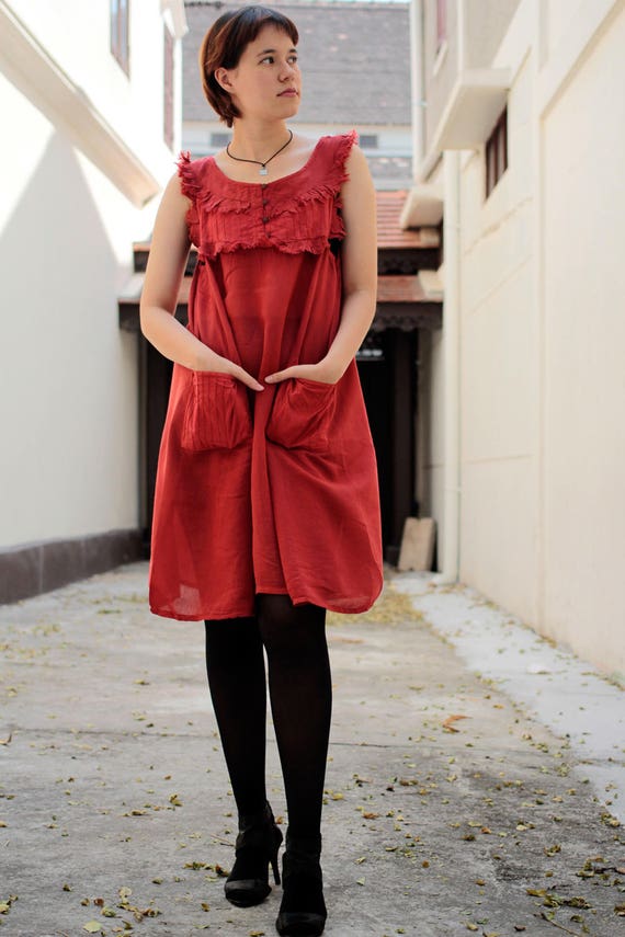 white christmas dresses Scoop Neck Seamless Tunic Dress – Sugarlips main image 1