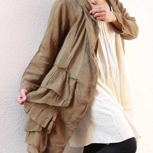 Jacket tunic blouse...mix silk all colours/all sizes(1407)