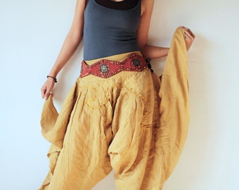 Pants..Funky harem pants (1463) Mix silk available in all colours