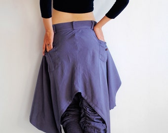 Pants... skirt over pants...No.19 mix silk( GP-355)