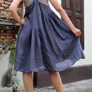 Dress/Chic mini dress...mixed silk 05 XXXL image 4