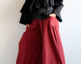 Pants wide leg long Pants custom made  size and color, And More available in size S,M,L,XL 1416