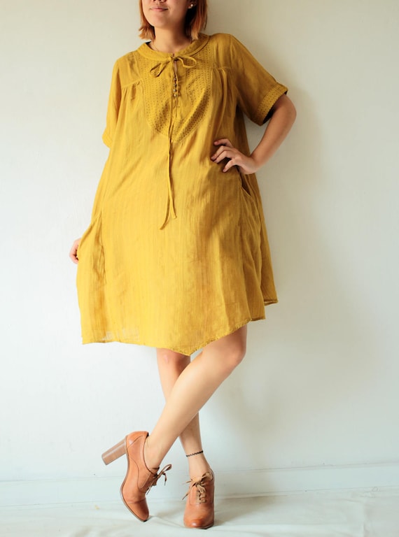 Tunic dress / oversize blouse Linen/ cotton plus size M,L,XL summer dress Tunic dress / oversize blouse Linen/ cotton plus size M,L,XL summer dress