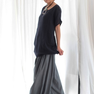 Blouse/Simple Summer loose fit..Linen/cotton blouse.....size M 1836 image 3