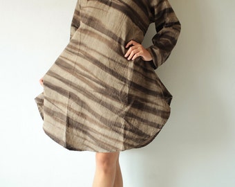 Vestido boho 100% algodão, tamanho único, tingido naturalmente... vestido tônico