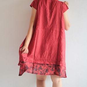 Dress/Patchwork /dress full hand embroidery M1404 image 3
