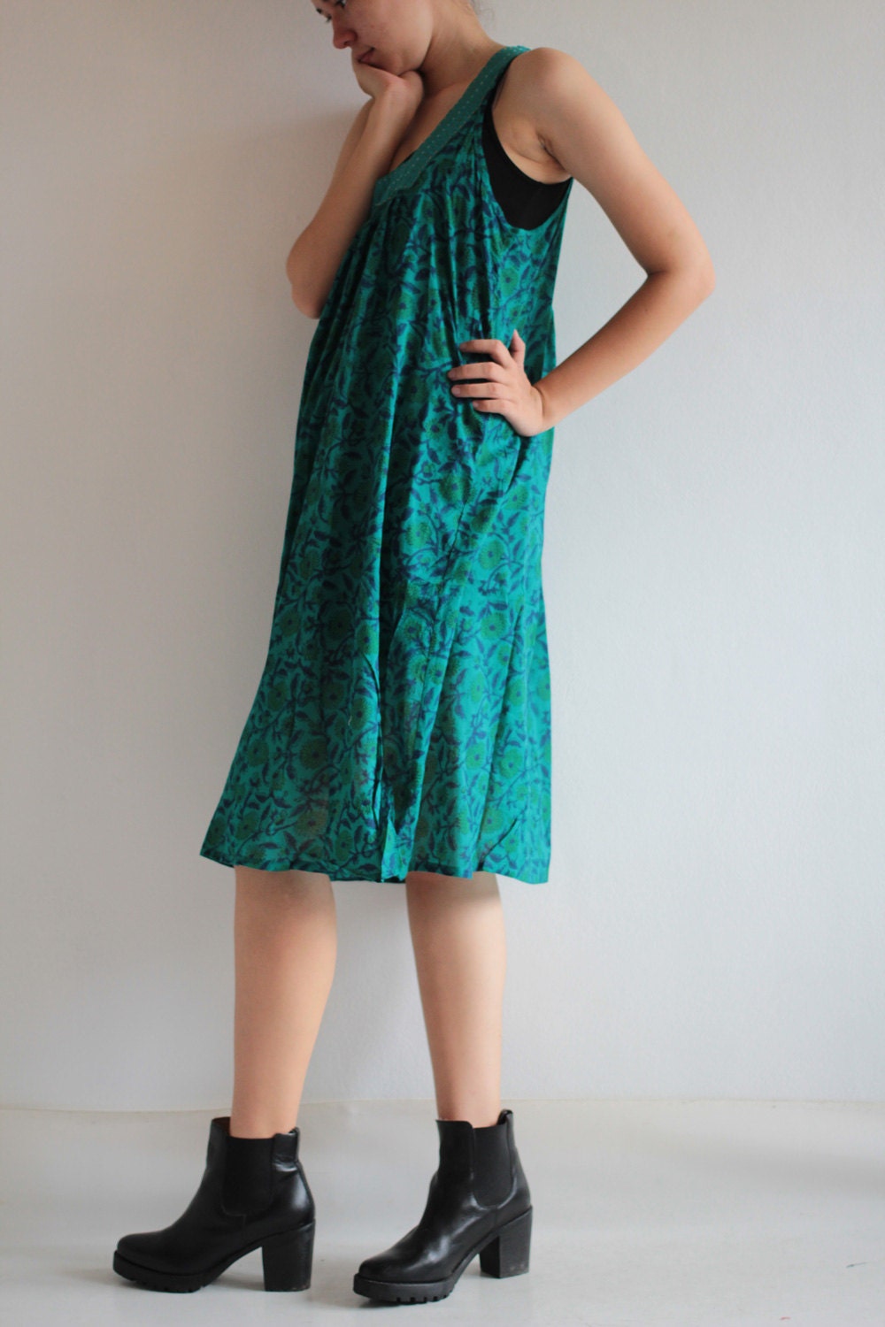 Mini Dress...colour full india ready to ship one size . | Etsy