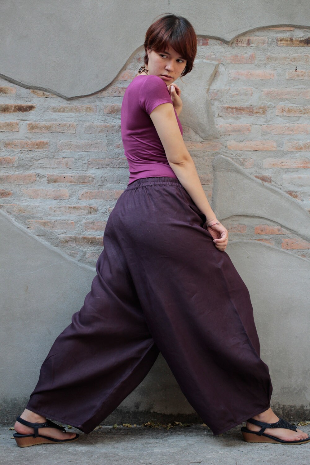 funky patterned pants