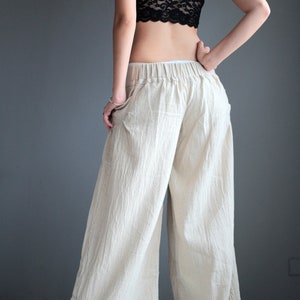 Pants..Low waist, wide leg long Pants custom made size and colour, And More avalible in size S,M,L,XL 1416 image 3