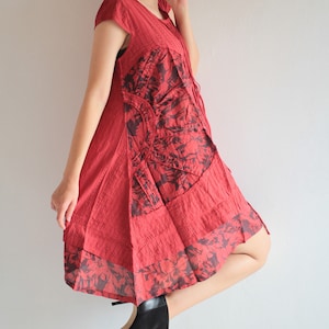 Dress/Patchwork /dress full hand embroidery M1404 image 4