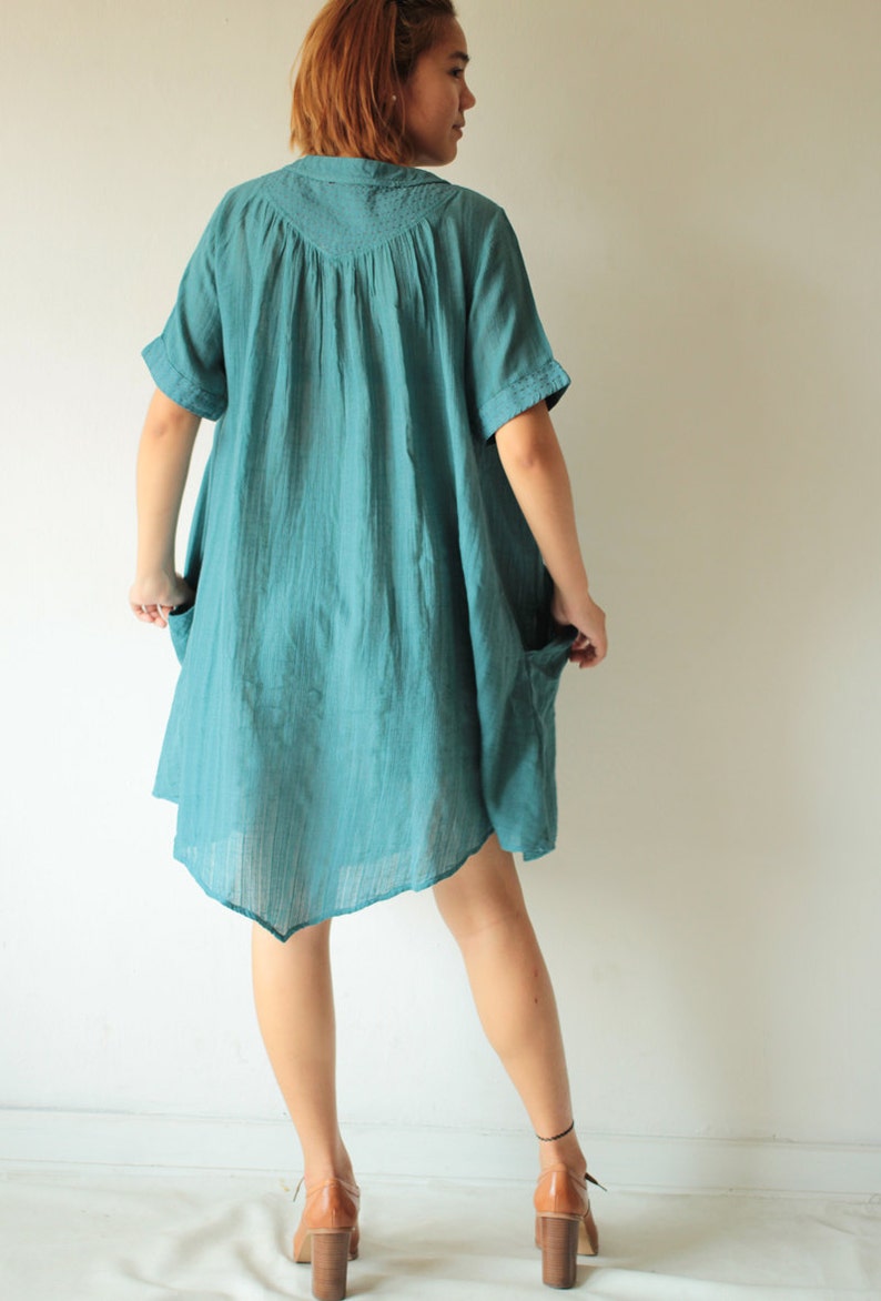 Kurta Tunic dress Linen/ cotton one size fit most03 image 3